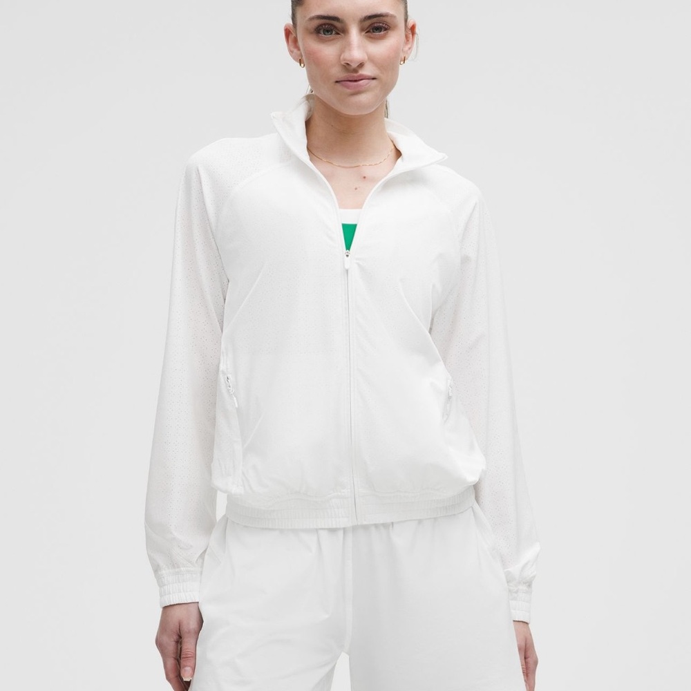 Brand New Lululemon Adapted State Perforated Track Jacket size 6
